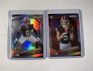2025 Panini Prizm Football Cards Cleveland Browns