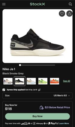 "Ja 1's Black Smoke Grey"