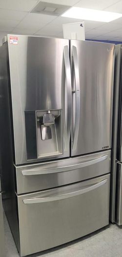 LG 4‑Door French Door Fridge – Stainless, Ice & Water
