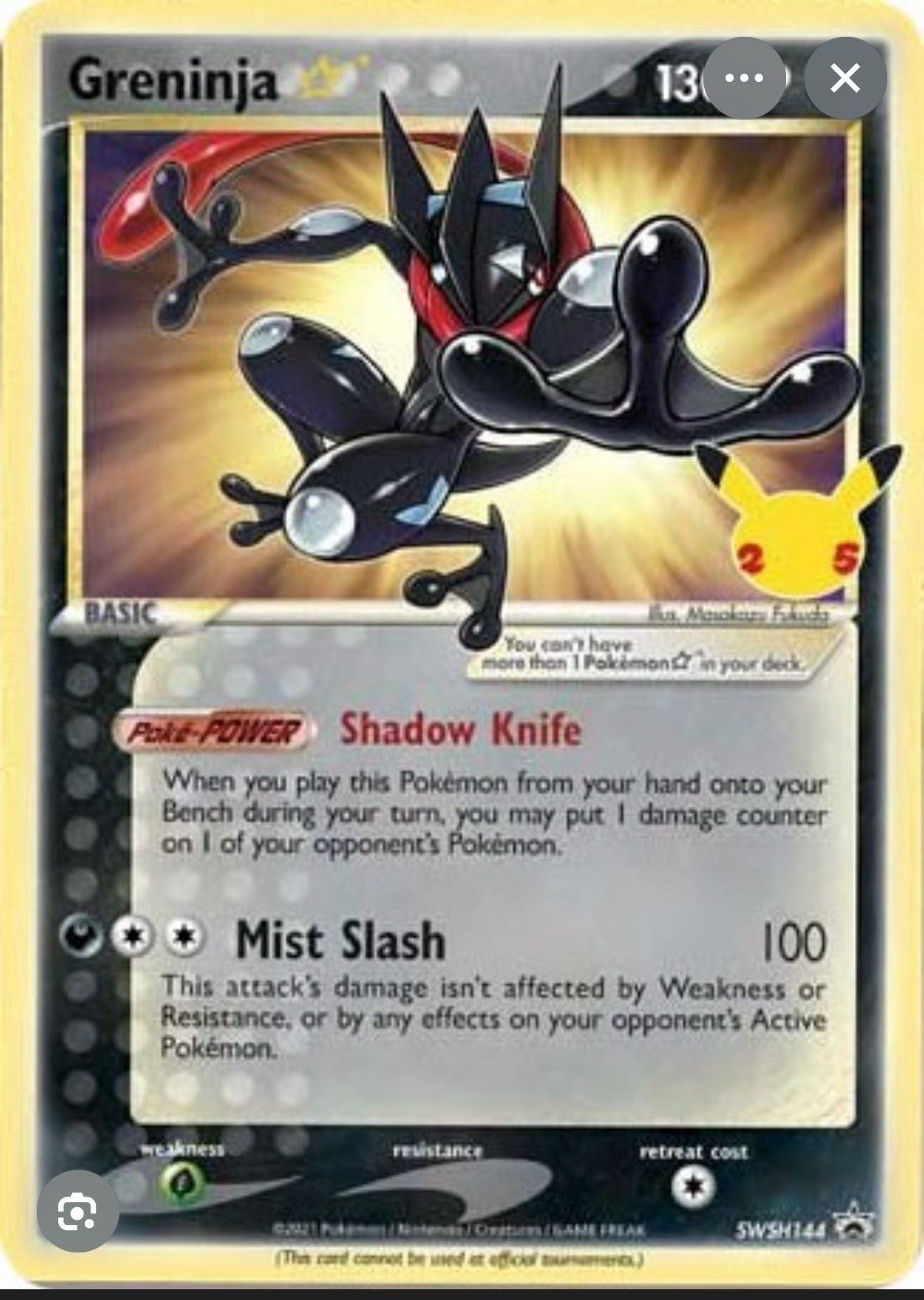 Buying gold star Greninja