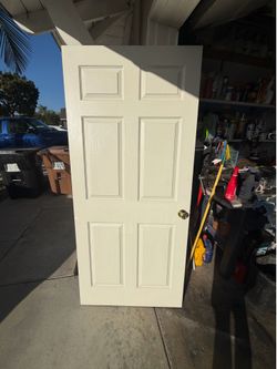 6 Panel Whire Front Door