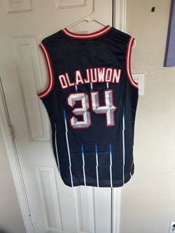 Hakeem Olajuwon Houston Rockets NBA jersey size 2xl