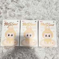 🔥 3 Authentic Labubu “Have a Seat” Figures – Brand New w/ Proof of Authenticity 