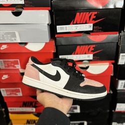 Jordan 1 Low Bleached Coral size 8.5 USED But Clean