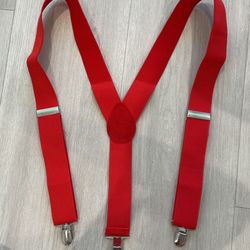 Red Suspender Adult