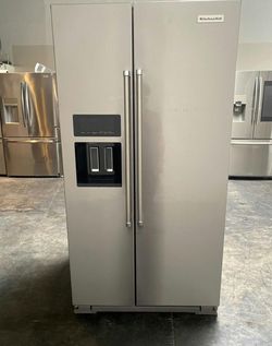 KitchenAid Side by Side Refrigerator Stainless Steel