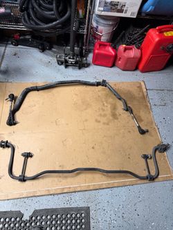 Rear and front sway bars