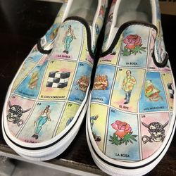 Vans Lotería Women’s Slip Ons 