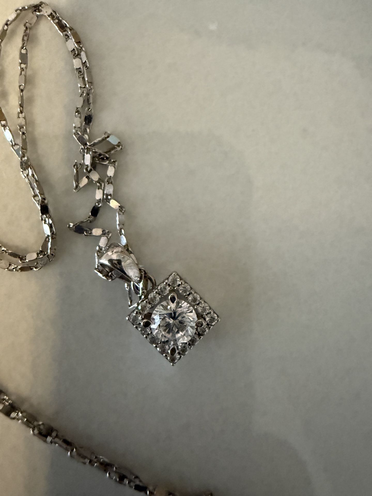 Gold necklace 10 K And Pendant 14 K