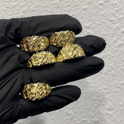 Gold Nugget Rings 