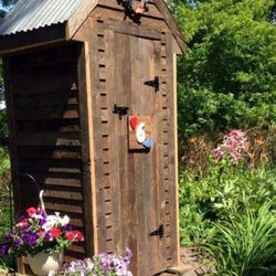 Wood Outhouse Type Shed