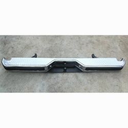 80-86 Ford Original Chrome Rear Bumper F100 F150 F250 F350 Bronco 