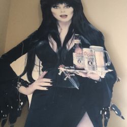 Vintage Elvira Standee Cutout - Coors Light
