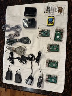 Raspberry Pi 3 Bundle with Cases, Power Adapters, and Cables
