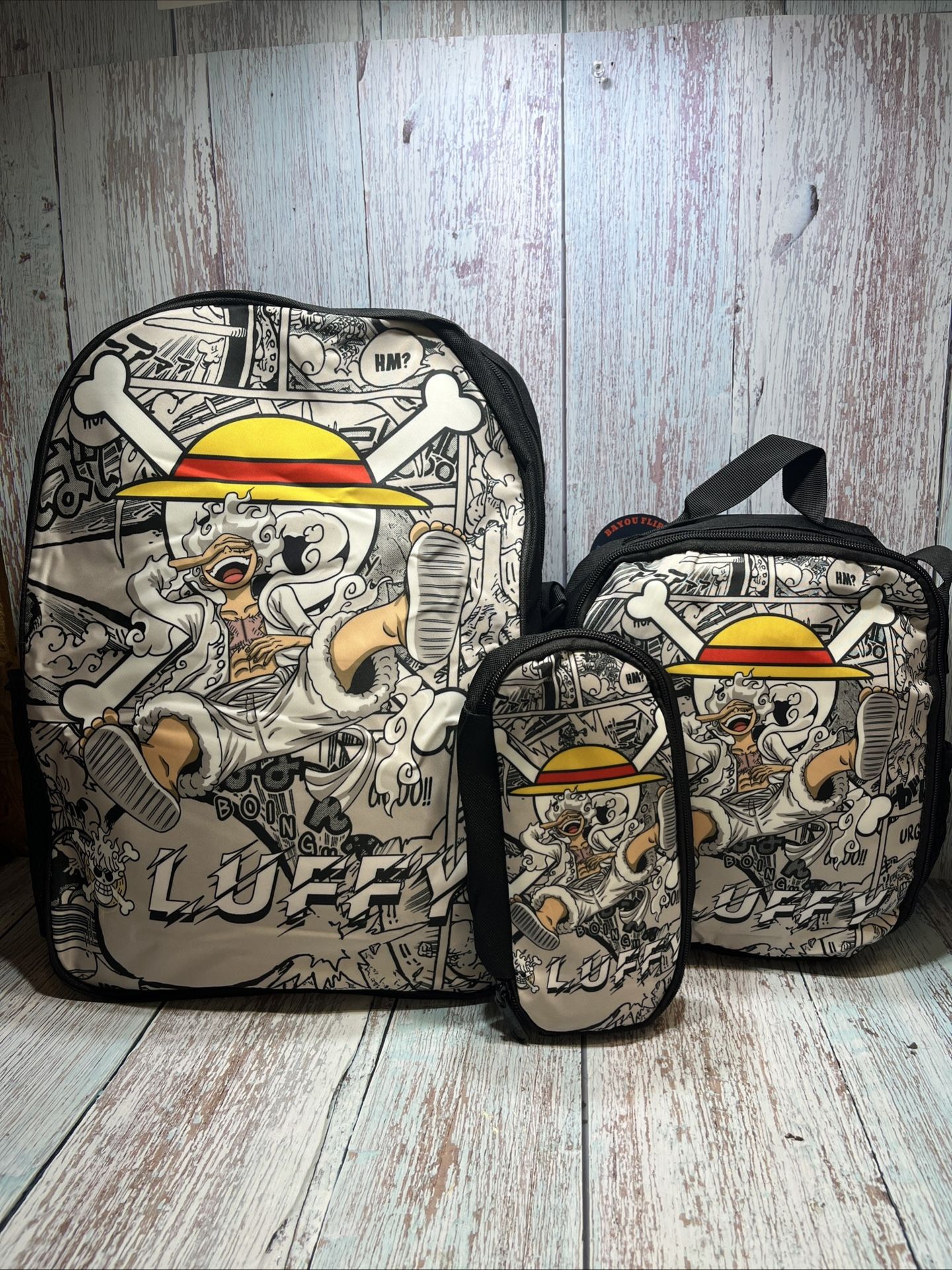 3PC-SET Luffy Booksack,lunchsack,pencil https://offerup.com/redirect/?o=Q2FzZS5ORVc=.Ships In 24 Hrs