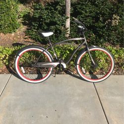 26” Huffy Cranbrook Men’s Dark Gray Beach Cruiser 