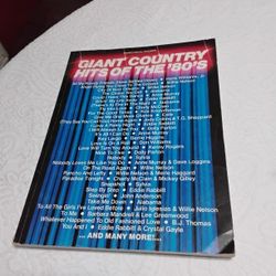 Song Book Giant Country Hits Of The 80's 