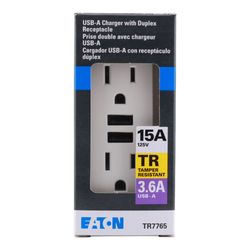 USB Receptacle 15amps