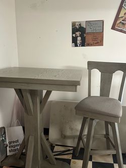 Table and 4 chairs