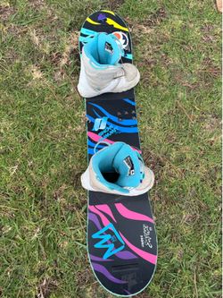 Kids Burton Snowboard + Boots