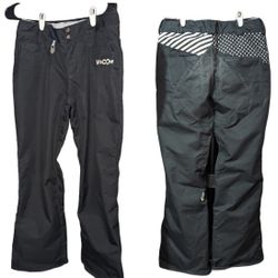 Volcom Women's Small Komachi Pants Snow Black White 