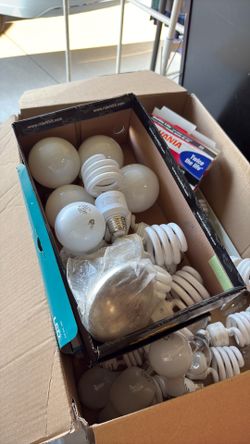 Lots of lightbulbs. They still work, but we used temporarily until we replaced the bulbs throughout the house.