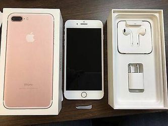 IPHONE 7 plus 128gb rosegold at&t unlock