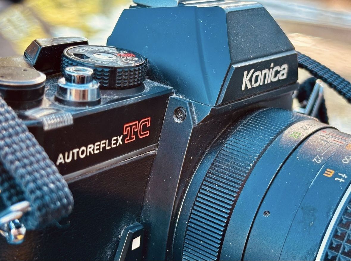 Konica film Camera.