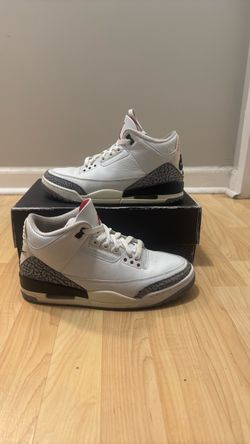 Air Jordan 3 White Cement Sneakers