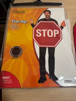 Spirit Stop Sign Light-Up Halloween Costume