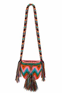 Multicolored Crossbody Handbag