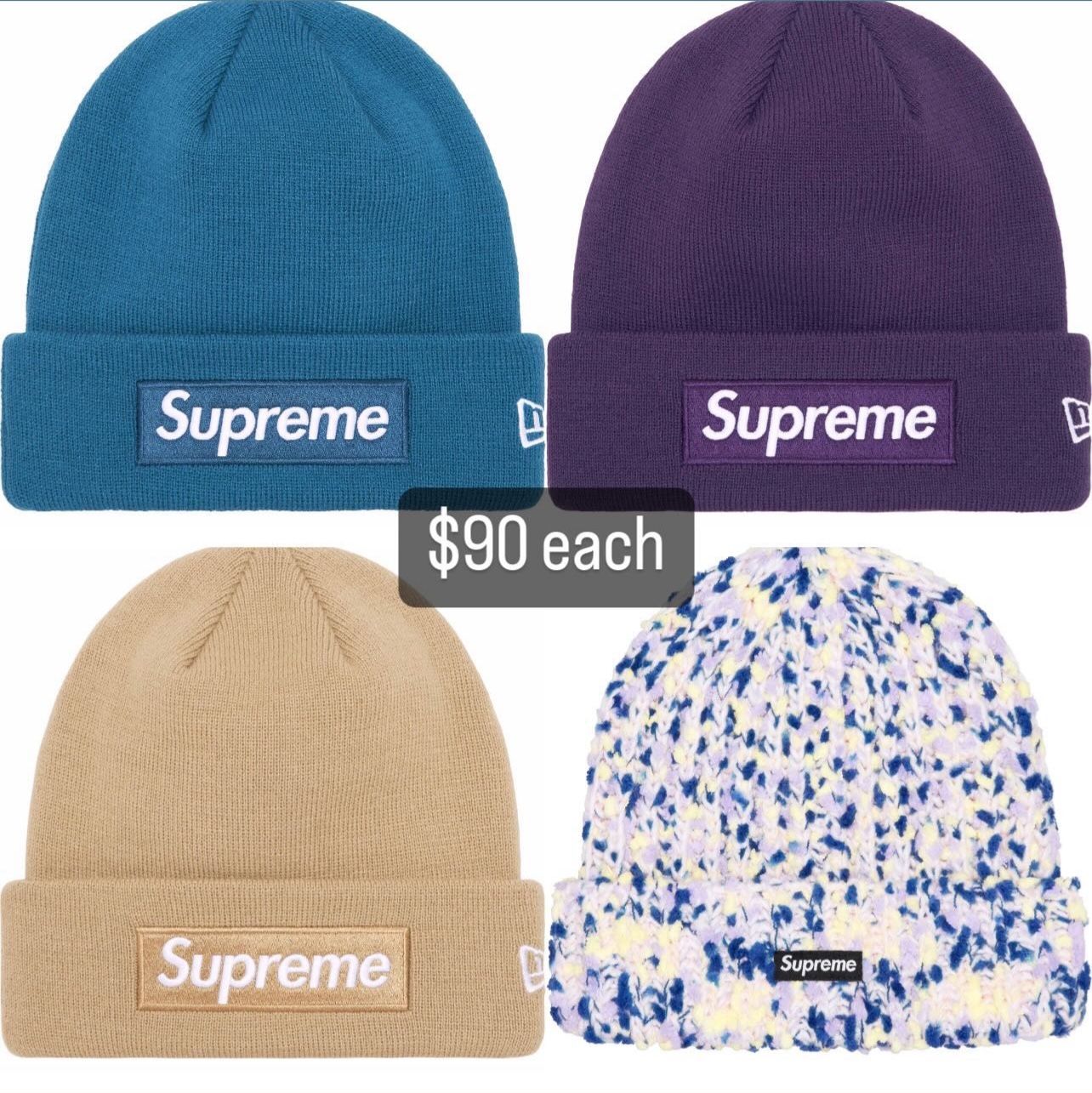 Supreme Box Logo & Chenille Beanies