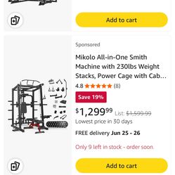 Like New-full Gym Cage And Benches &extras