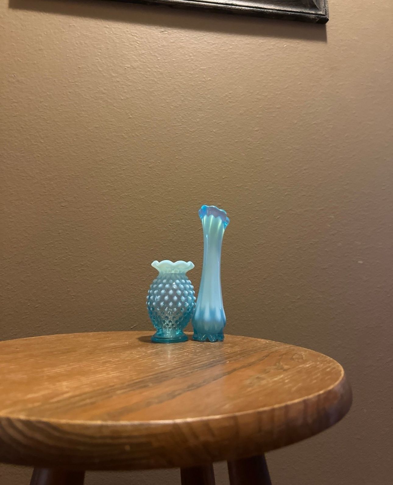 Authentic Fenton Candleholder & Vase. NEED GONE ASAP!