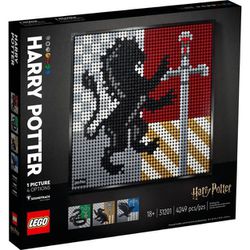 LEGO Art HARRY POTTER Hogwarts Crests 31201 4,249 pieces (Very good condition)