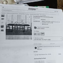 Courtdale Extendable Dining Table Only