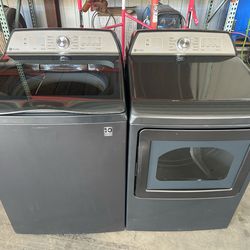 GE Profile Washer and Gas Dryer