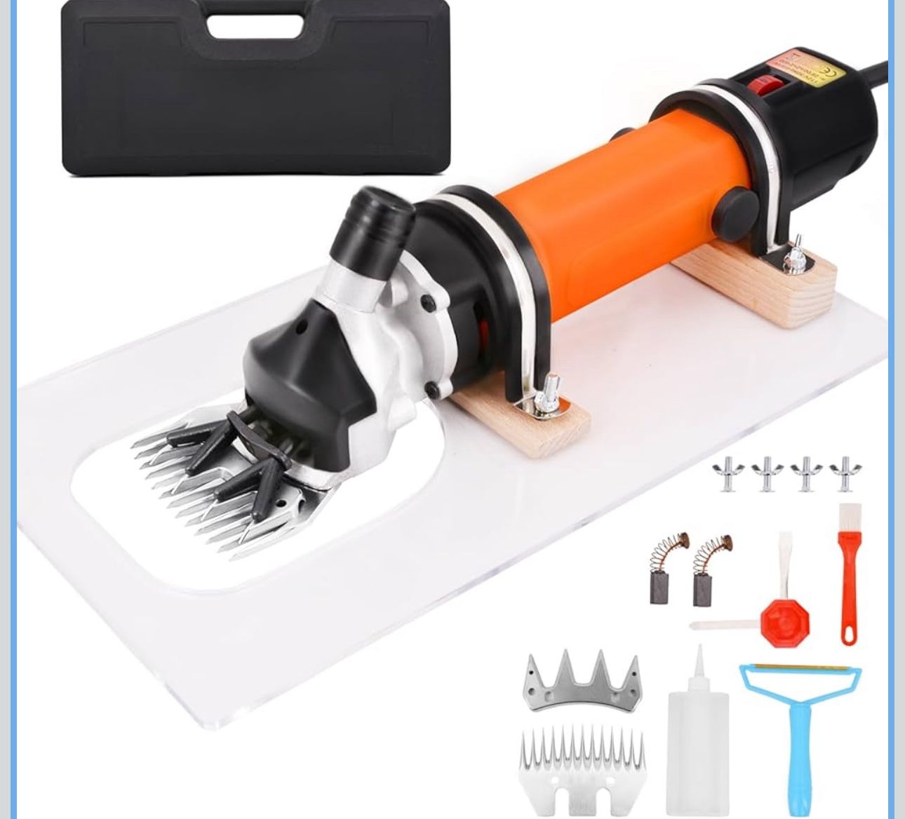 Carpet Trimmer With Shearing Guide.