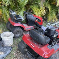  2 Craftsman Riding Lawn Mowers (Best Offer)