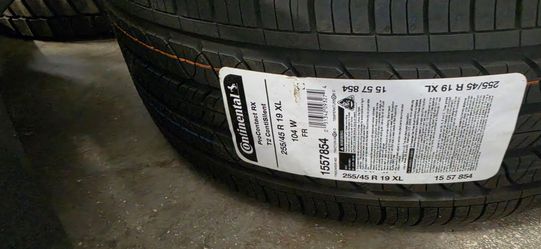 Continental 255/45 19 XL tires