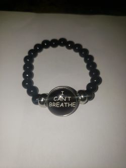 I cant breath bracelet