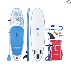New redder Vortex 10' Inflatable Stand Up Paddle Board with Premium SUP Accessories & Carry Bag; Pad