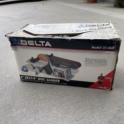 Delta 4” belt/6” Disc sander