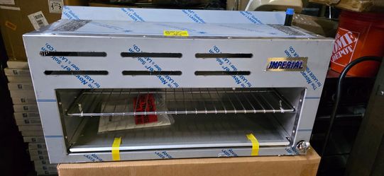 NEW IMPERIAL NATURAL GAS CHEESE MELTER