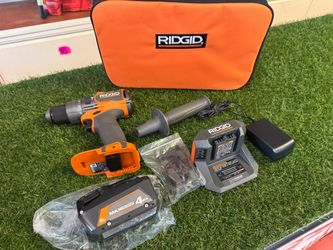 Ridgid 18v Brushless 1/2” hammer drill driver kit