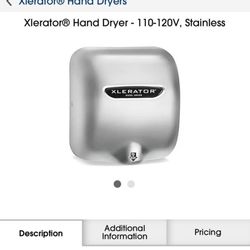 Xlerator XL-SB Hand Dryer 110-120V