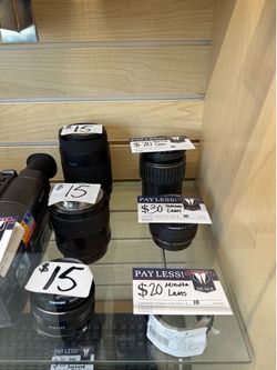 Camera lenses