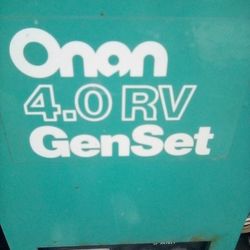 Onan Generator Low Hours Excellent Condition
