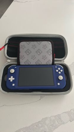 Nintendo Switch Lite Blue with Carrying Case