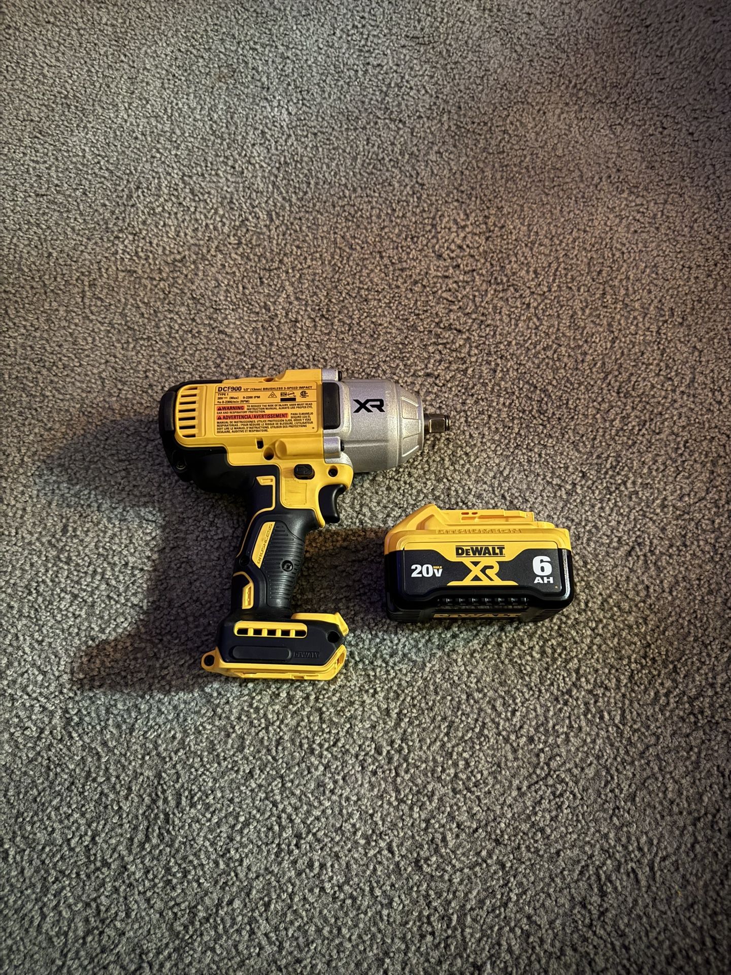 Dewalt Impact 3 Speed 1/2 In Model DCF900
